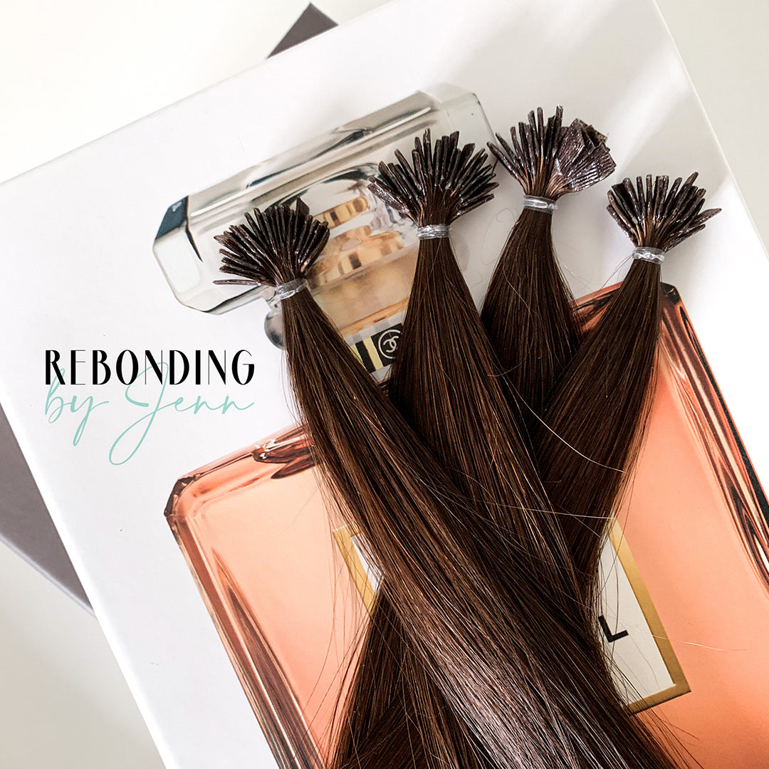 Rebonding Service für Haar Extensions. Haar Extensions rebonden und wiederverwenden. Rebonding zu Keratin Flachbondings.